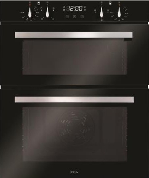 Picture of CDA DC741BL Built-under electric double oven black