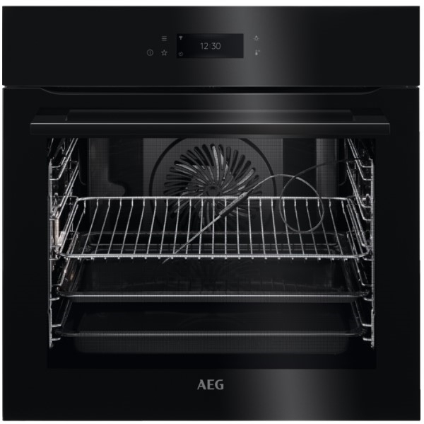 Picture of AEG BPK748380B AssistedCooking Single Oven with Pyrolytic Cleaning Gloss Black