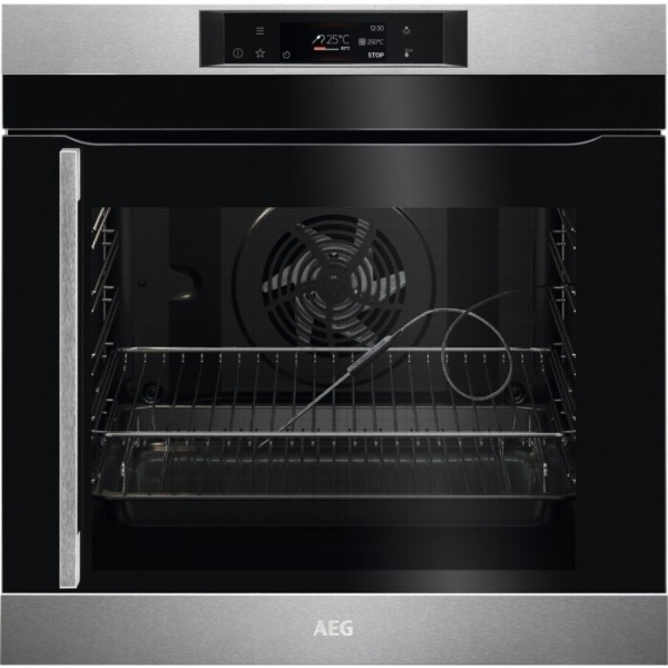 Picture of AEG BPK742R81M ASSISTEDCOOKING SINGLE OVEN WITH PYROLYTIC CLEANING STAINLESS STEEL