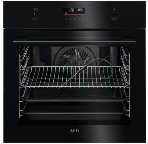 Picture of AEG BPK556260B SteamBake Single Oven with Pyrolytic Cleaning