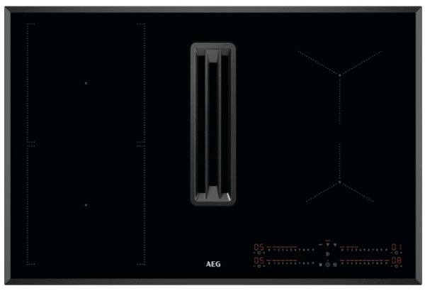 Picture of AEG CCE84543FB 78cm Recirculating Air Venting Induction Hob  In BLACK