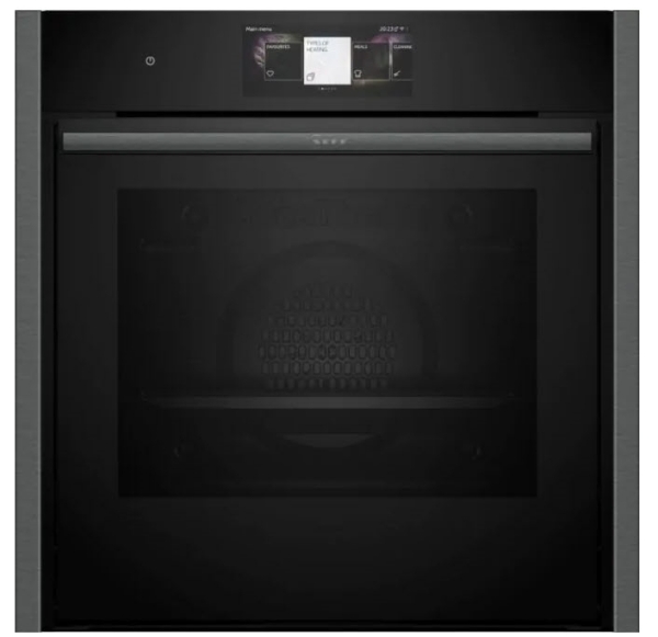 Picture of Neff B64CT73G0B N90 Slide & Hide Pyrolytic Multifunction Single Oven – GRAPHITE