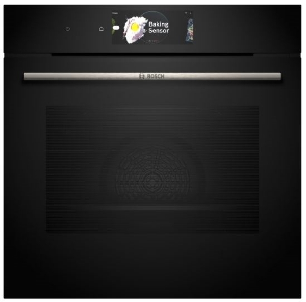 Picture of Bosch HBG7784B1 Series 8 Pyrolytic Multifunction Single Oven – BLACK