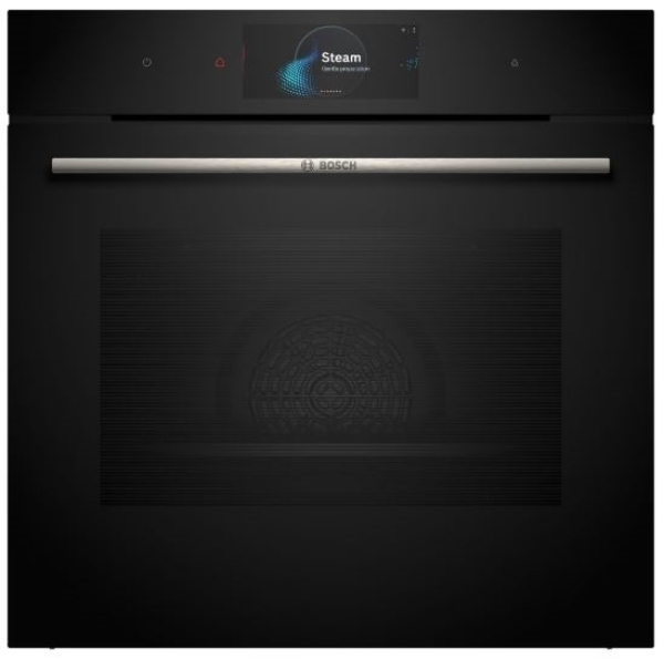 Picture of Bosch HSG7584B1 Serie 8 Multifunction Single Oven With FullSteam – BLACK