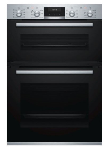 Picture of Bosch MBA5575S0B Double Multi-function Oven Eco Clean Brushed Steel