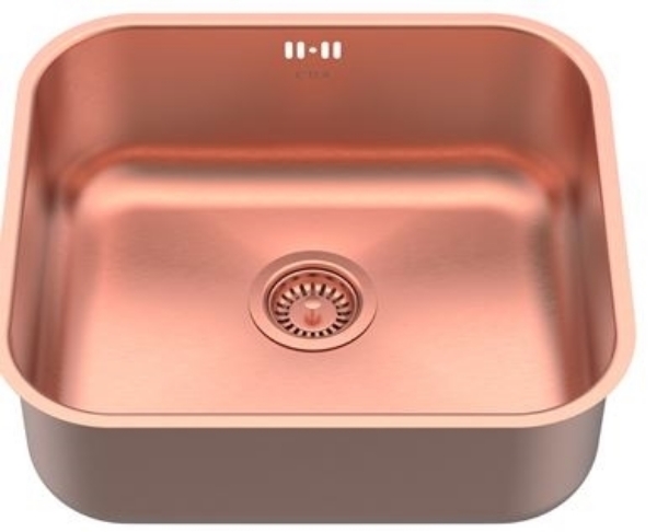 Picture of CDA KCC33CW  1.0B Undermount sink IN COPPER