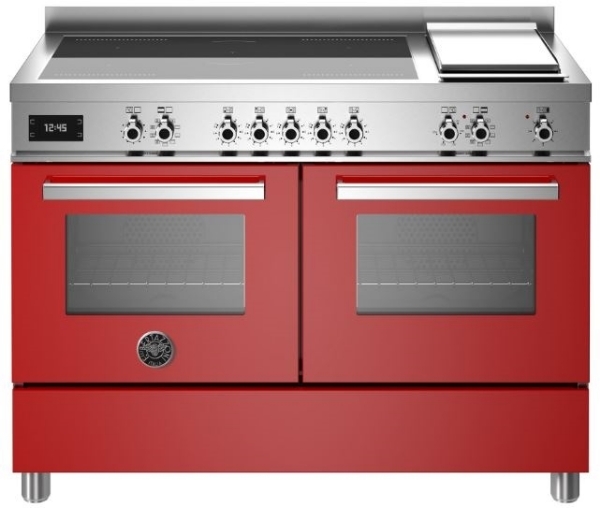 Picture of BERTAZZONI PRO125IG2EROT 120CM PROFESSIONAL INDUCTION RANGE COOKER – RED