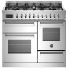 Picture of Bertazzoni PRO106L3EXT 100cm Professional Dual Fuel Range Cooker – STAINLESS STEEL