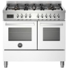 Picture of Bertazzoni PRO106L2EBIT 100cm Professional Dual Fuel Range Cooker – WHITE