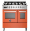 Picture of Bertazzoni PRO96L2EART 90cm Professional Dual Fuel Range Cooker – ORANGE