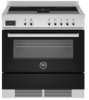 Picture of Bertazzoni PROCH94I1ENET 90cm Professional Air-Tec Induction Range Cooker With Integrated Extraction – BLACK