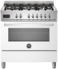 Picture of Bertazzoni PRO96L1EBIT 90cm Professional Dual Fuel Range Cooker – WHITE