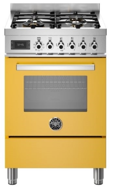 Picture of Bertazzoni PRO64L1EGIT 60cm Professional Dual Fuel Cooker – YELLOW
