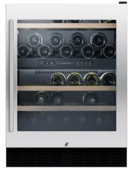 Picture of Fisher Paykel RS60RDWX2 Series 7 60cm Freestanding Undercounter Dual Zone Wine Cooler – STAINLESS STEEL