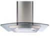 Picture of CDA ECP62SS curved glass chimney hood - stainless steel
