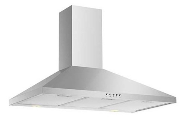 Picture of CDA ECH93SS  90cm chimney extractor stainless steel