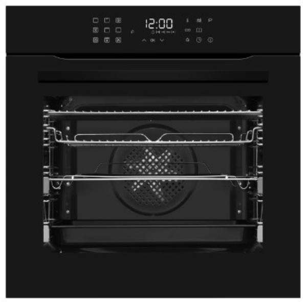 Picture of CDA SL570BL Single pyrolytic oven black 