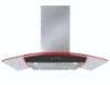 Picture of CDA EKPK90SS Stylish Curved Glass Island Extractor