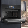 Picture of Siemens CM778GNB1B iQ700, Built-in compact oven with microwave function, 60 x 45 cm, Black