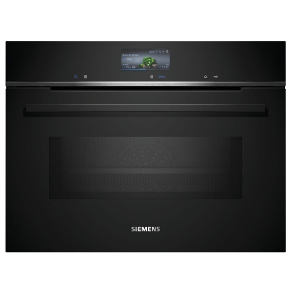 Picture of Siemens CM736G1B1B iQ700, Built-in compact oven with microwave function, 60 x 45 cm, Black
