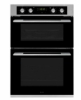 Picture of Caple C3249 Electric Built In Double Oven Stainless Steel & Black