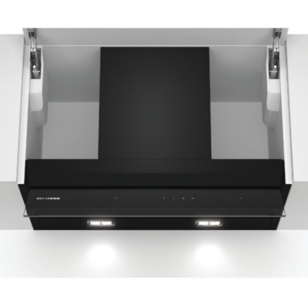 Picture of Siemens LJ67BAM60B 60cm Integrated Black And Clear Glass Hood