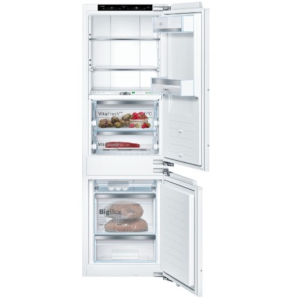 Picture of Bosch KIF86PFE0 177cm Series 8 Integrated 60/40 Frost Free Fridge Freezer